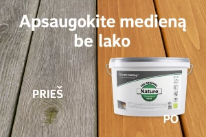 Kaip prailginti terasos ir dailylenčių tarnavimo laiką be lako