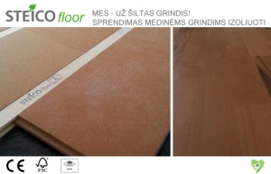 Šiltų, akustinių grindų sistema – greitai ir patogiai