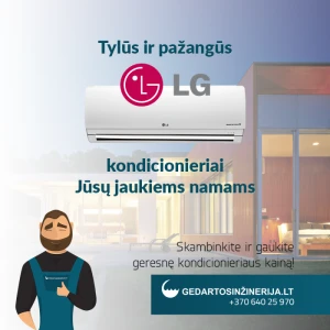 ​Oro kondicionierius su Wi-Fi – alternatyvus namo šildymo būdas
