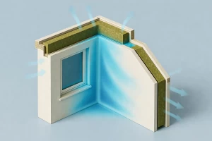 Kodėl sienos „šaltos“ net apšiltintame name?