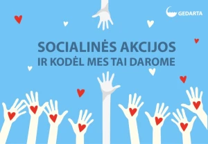 Socialinės akcijos ir kodėl mes tai darome: kondicionierių parama