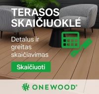 Terasos skaičiuoklė - sužinokite terasos kainą per kelias minutes