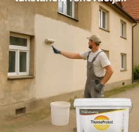 Termokeraminiai fasado dažai: kaip išlaikyti sienas sausas ir atsparias visus metus