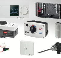 Automatikos komplektas šildymas, karštas vanduo ECL210 valdiklis, raktas, davikliai, pavaros