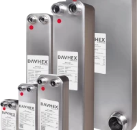 Davhex lituoti plokšteliniai šilumokaičiai