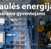 Saulės energija ir parama gyventojams
