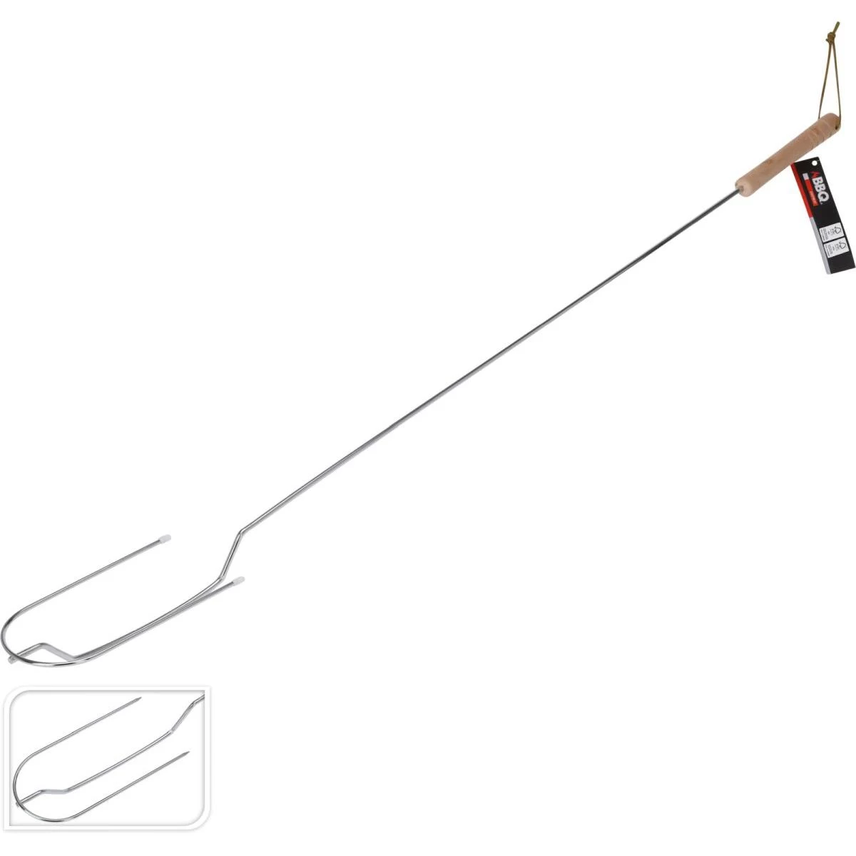 100 Cm šakutė Su Medine Rankena