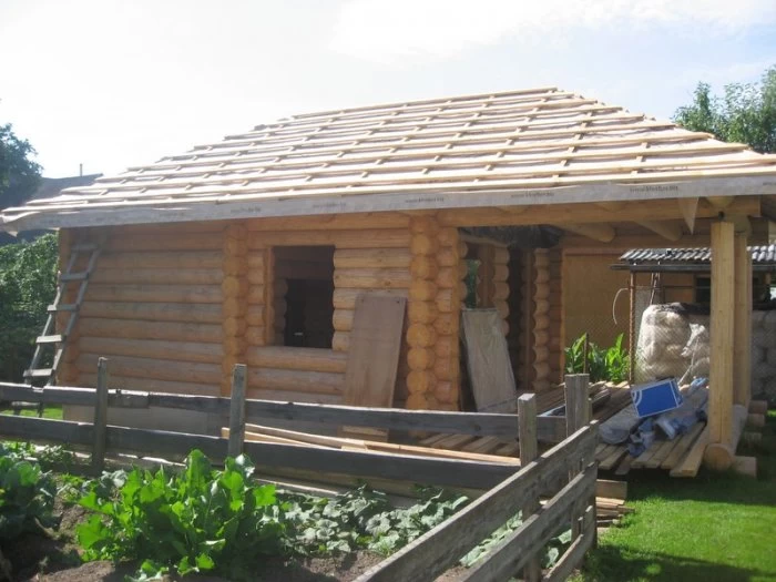 Rastinės pirtys, terasos, namai