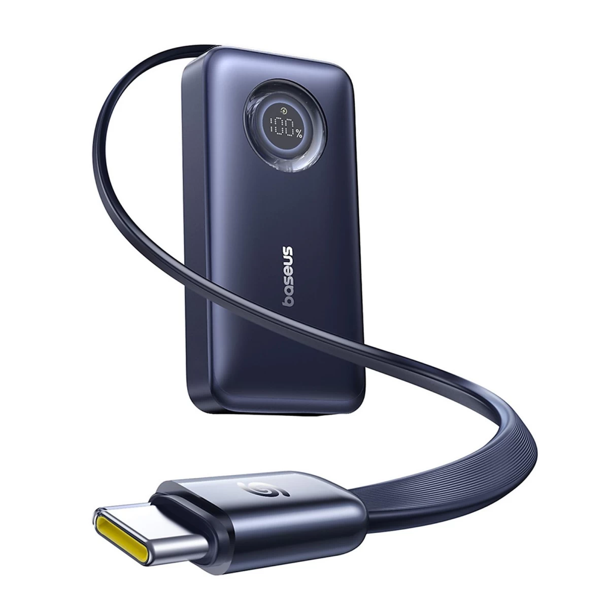 10000mah 45w Usb-c enercore Cr11 Maitinimo Bankas Su Ištraukiamu Usb-c Kabeliu - Juodas