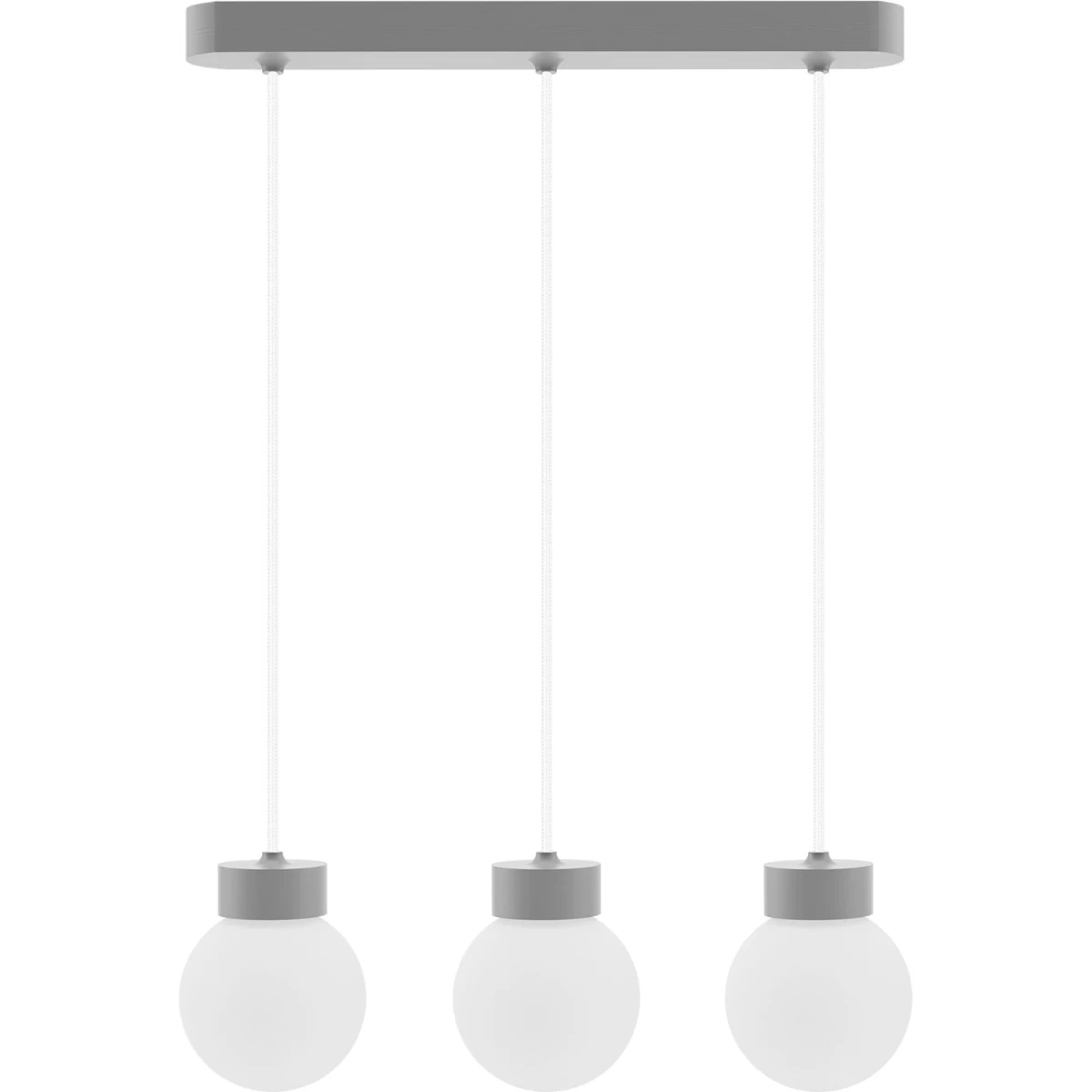 Barrel-orb Ball 3 Vnt. Pilkos Spalvos