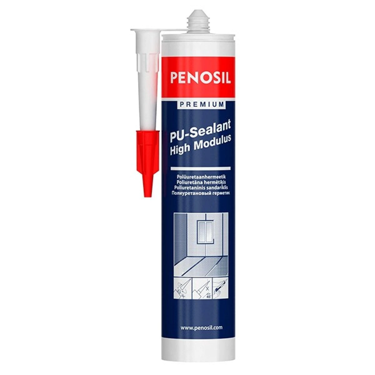 Aukšto elastingumo PENOSIL Premium PU-Sealant High Modulud poliuretaninis hermetikas