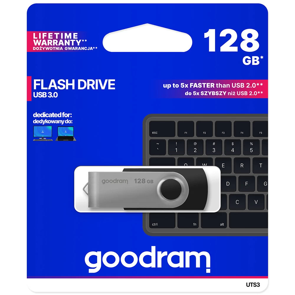 128 Gb Usb 3.2 Gen 1 Uts3 Juoda