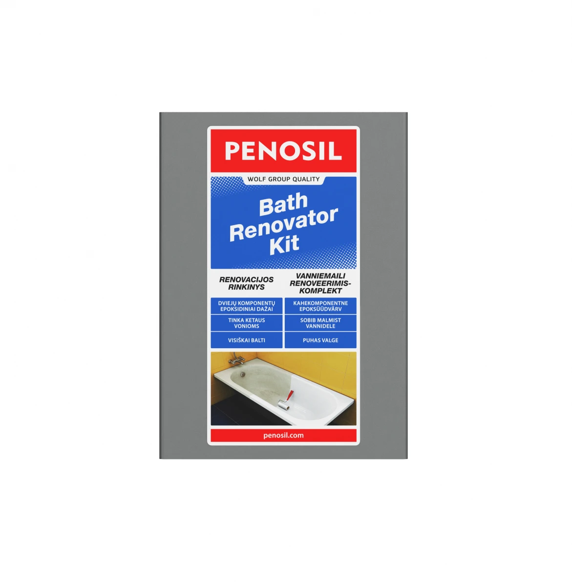 Vonios emalės atnaujinimo rinkinys PENOSIL Bath Renovator KIT
