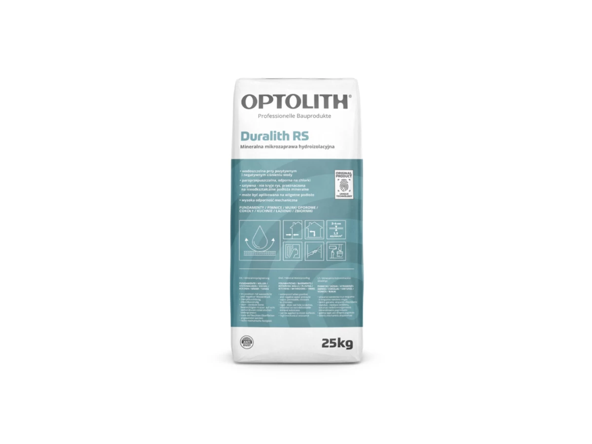 Duralith RS mineralinė mikrostruktūrinė hidroizoliacija 25kg Duralith RS mineralinė mikrostruktūrinė hidroizoliacija 25kg