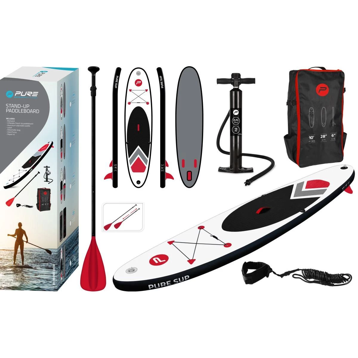 150kg Sup 150kg Sup Sup Lodų Rinkinys 305x71x15cm Pure 4 Fun
