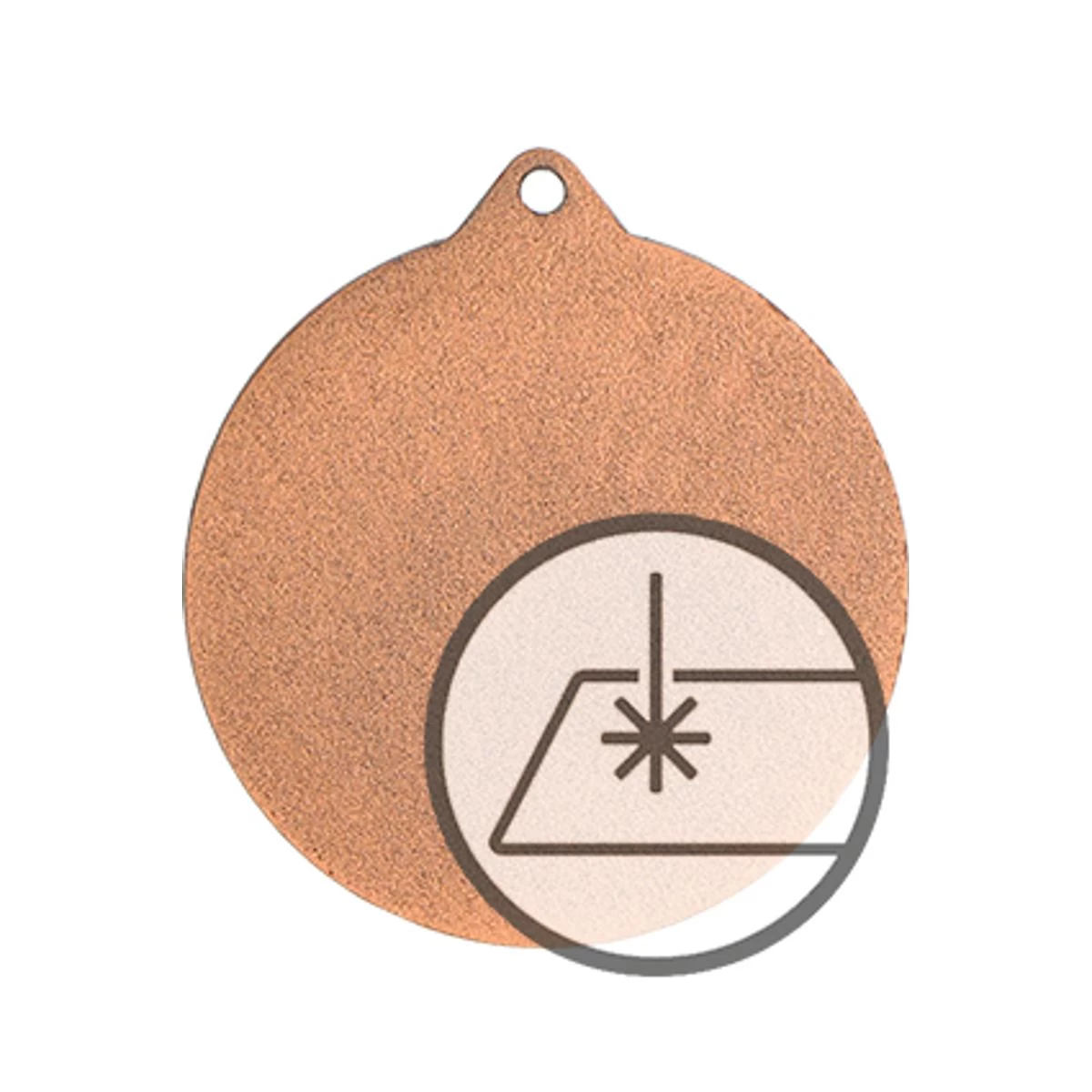 Medalis Su Graviūra Ant Laminato