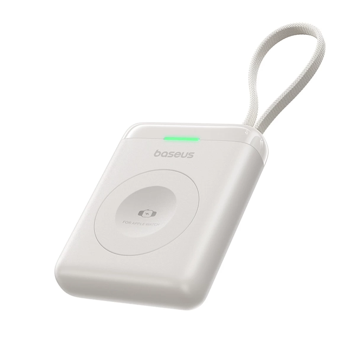 1640 Mah 5w powerbank 1640 Mah enerfill Fw11, Skirtas apple Watch, Su Integruotu Laidu - Baltas