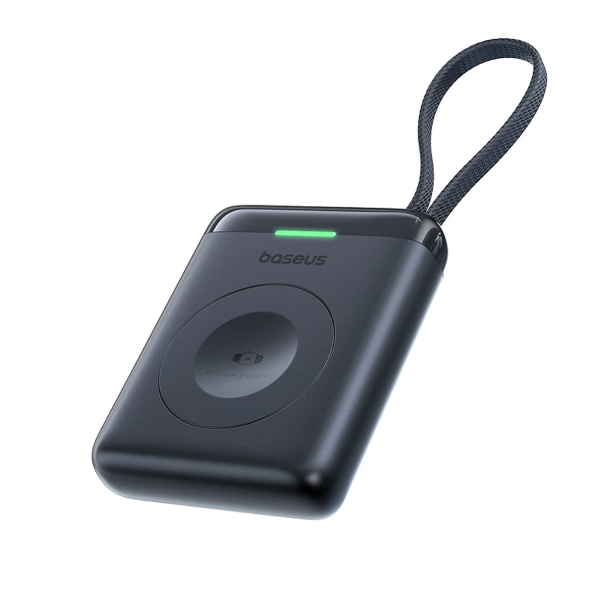 1640 Mah 5w powerbank 1640 Mah enerfill Fw11, Skirtas apple Watch, Su Integruotu Laidu - Juodas