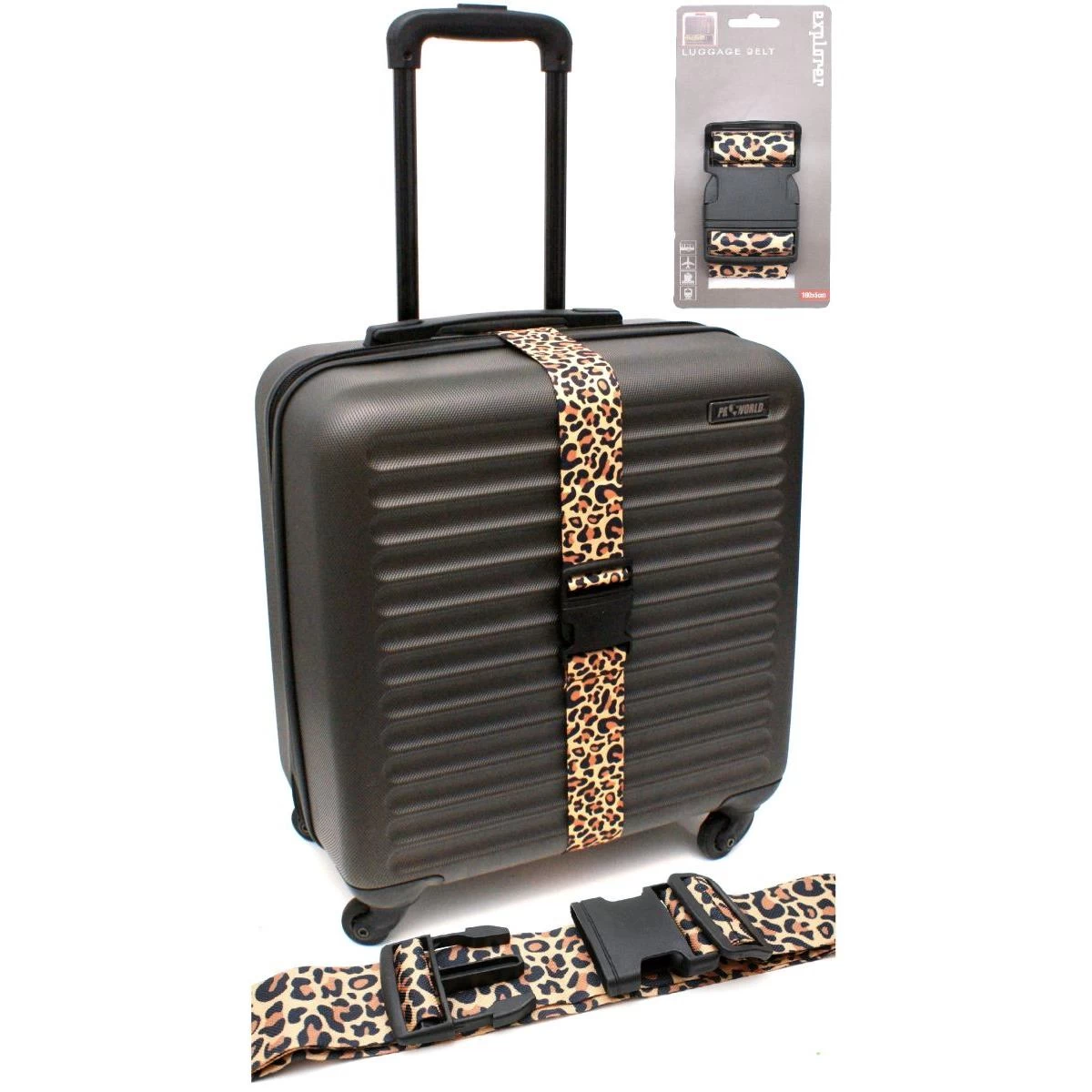 180x5cm Provorld Pantera Bronze Universal Case Safety Belt
