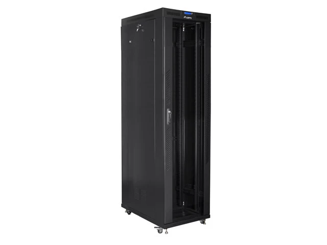 19&amp;quot; 47u 800x1000 Black Lcd Glass Door Lanberg (flat Pack)
