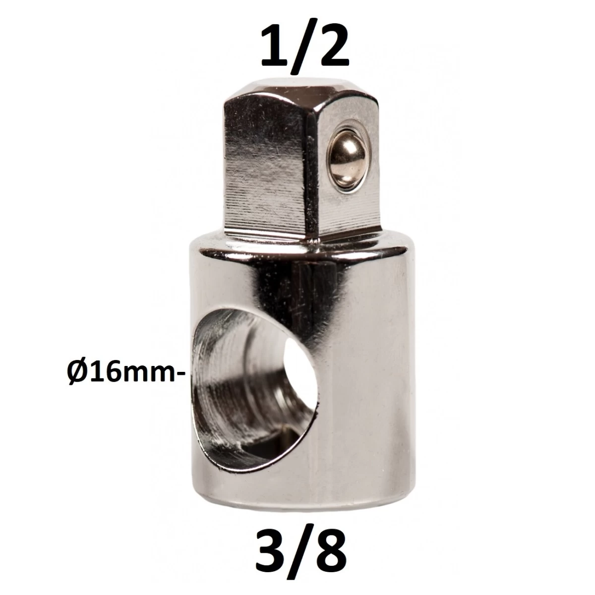 Adapteris 3 krypčių 3/8 - 1/2