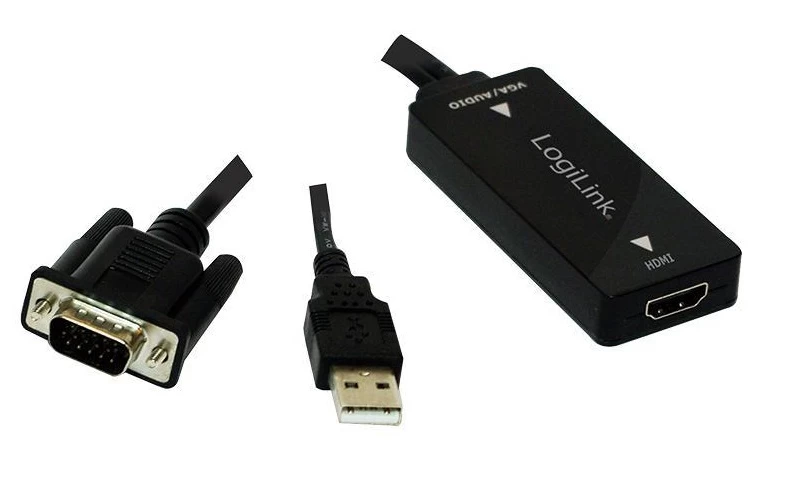 Adapteris Logilink Hdmi - Vga + Audio Hdmi (išvestis) - Vga (įvestis) + Audio Cv0060