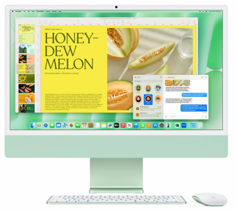 Apple Imac 24 All-in-one Pc (24&amp;quot;/m4/16gb/ssd256gb/green)