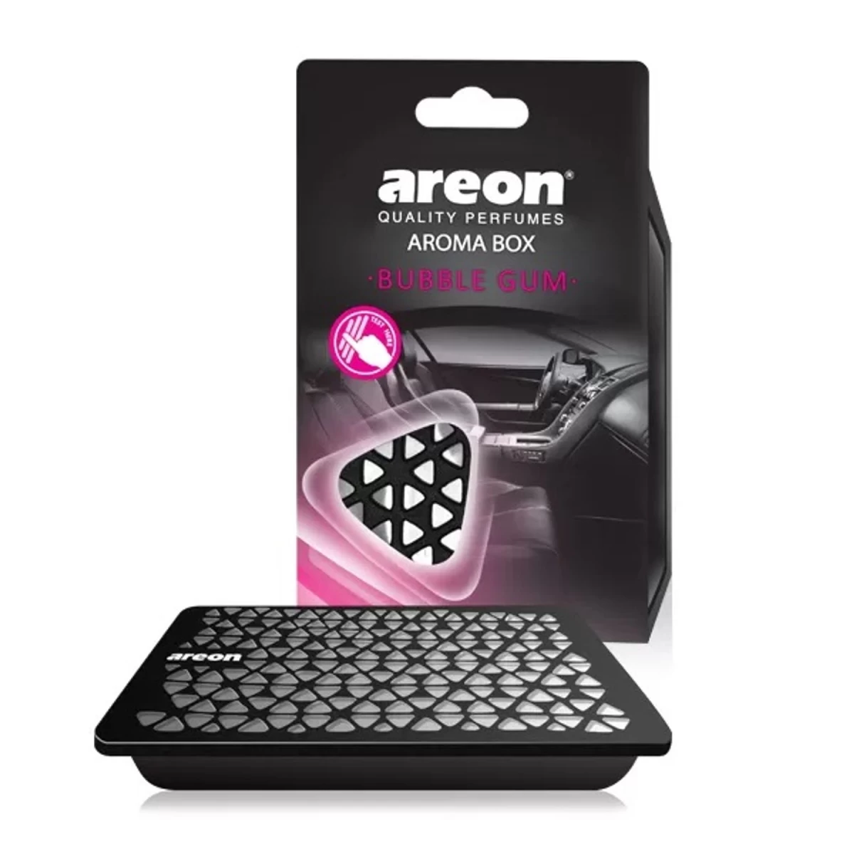 areon Aroma Box Car Scent Kvapioji Kramtomoji Guma Po Sėdyne.