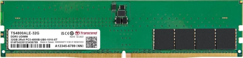 Atmintis Transcend (udimm/ddr5/32 Gb/5600 Mhz/1,1 V/46 Clcl/single)
