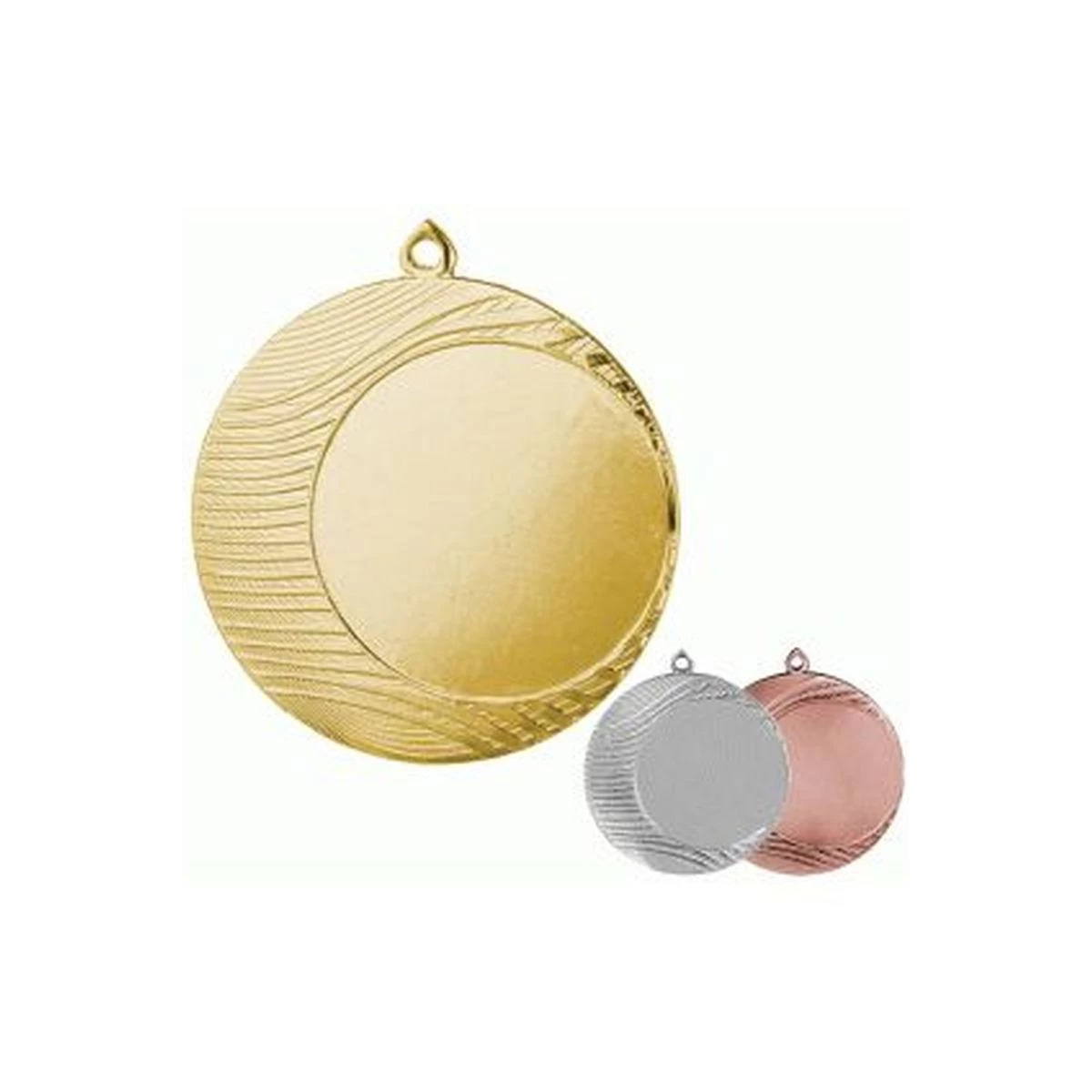 Auksinis Generolo Medalis Su Vieta Emblemai 50 Mm - Plieninis Medalis