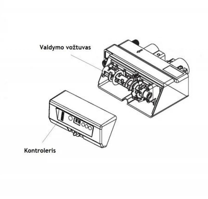 Automatinis minkštinimo filtras RIVERSOFT 8