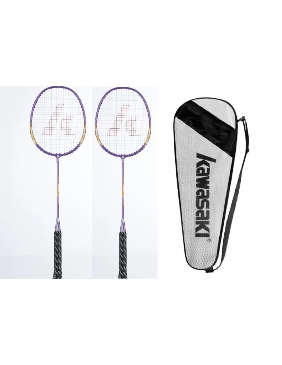 BADMINTONO RAKEČIŲ KOMPLEKTAS KAWASAKI UP-0182