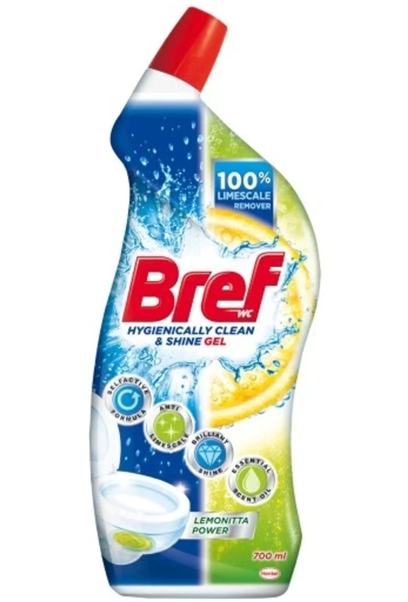 Bref, Citrinų Wc Gelis, 700 Ml