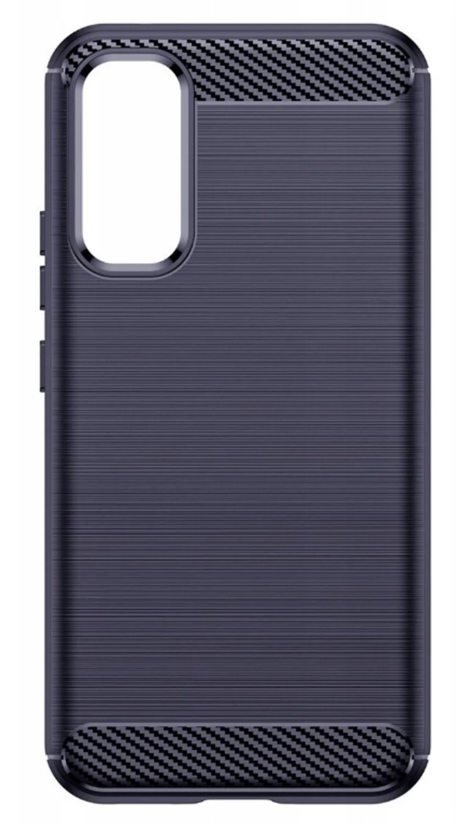 carbon Case Silikoninis Lankstus Anglies Mėlynas Dangtelis, Skirtas samsung Galaxy A54 5g