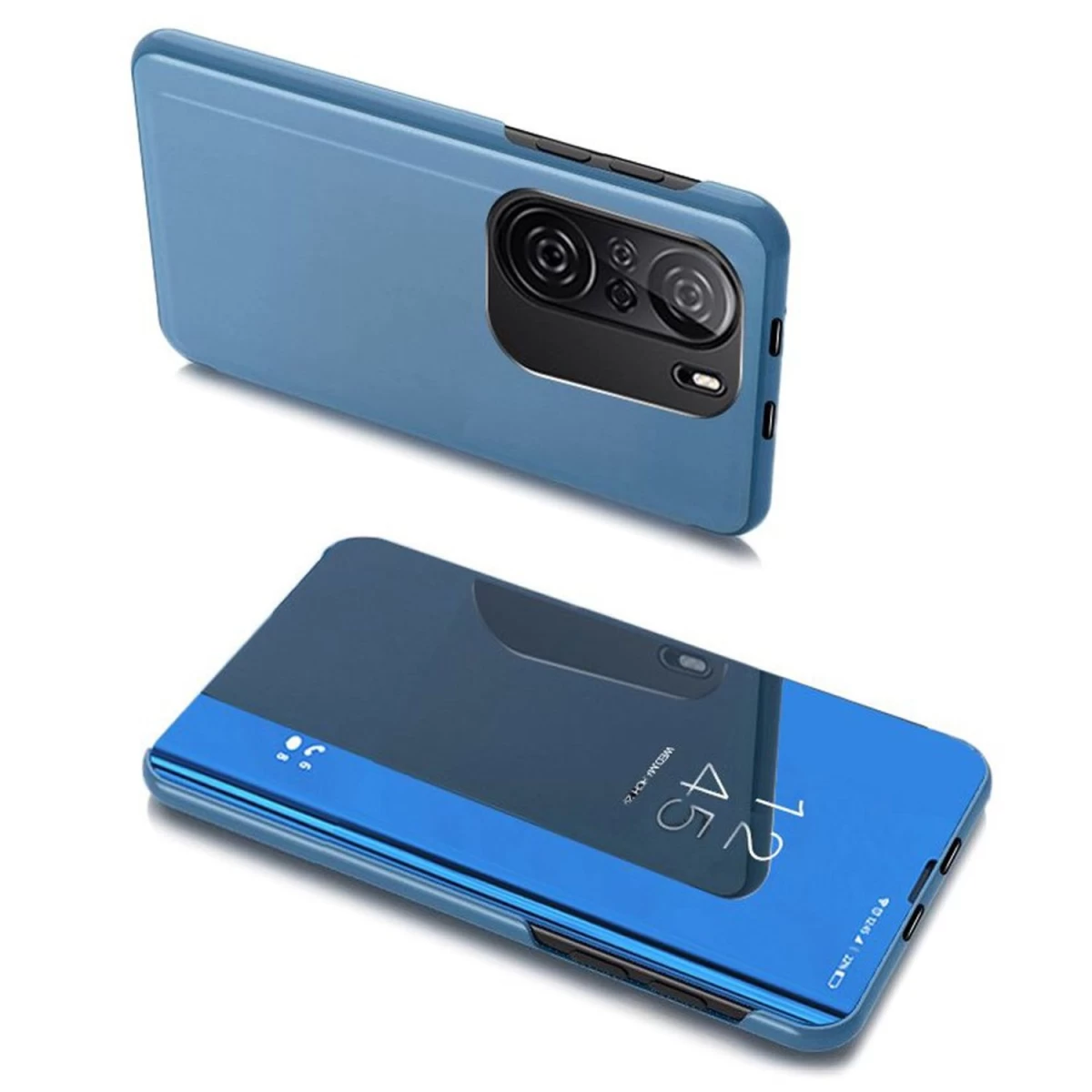 clear View Case Apverčiamasis Dangtelis, Skirtas xiaomi Redmi K40 Pro+/k40 Pro/k40/poco F3, Mėlynos Spalvos clear View Case Apverčiamasis Dangtelis, Skirtas xiaomi Redmi K40 Pro+/k40 Pro/k40/poco F3, Mėlynos Spalvos