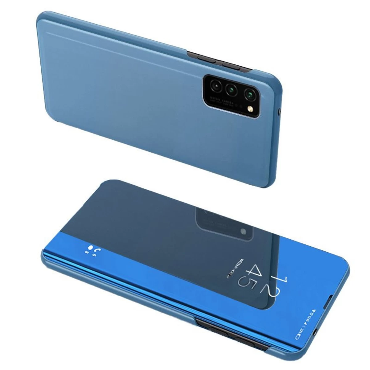 clear View Case Dangtelis Su Atvartu, Skirtas samsung Galaxy A72 4g, Mėlynas