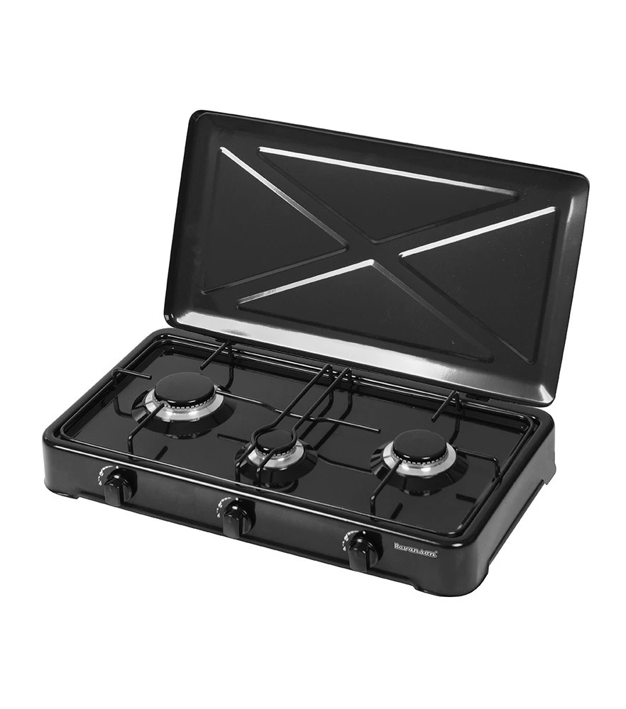 Countertop Hob Gas Ravanson K-03TB [white; 3 zone(s)]