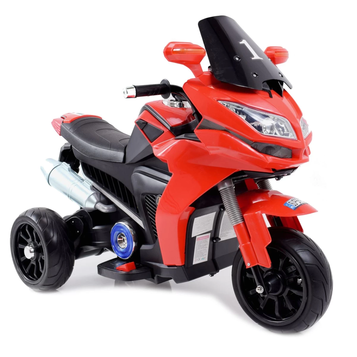 Didelis Motociklas Lenktynininkas Su Imituojamu Išmetimo Vamzdžiu, Minkštais Ratais, Stiprus 2 Exclusive/6288a Didelis Motociklas Lenktynininkas Su Imituojamu Išmetimo Vamzdžiu, Minkštais Ratais, Stiprus 2 Exclusive/6288a