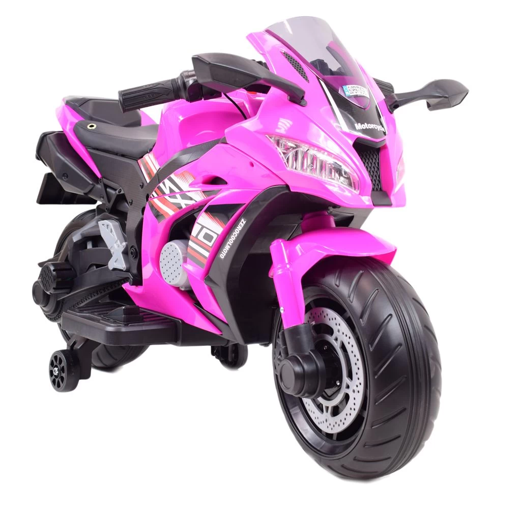 Didysis Lenktyninis Motociklas Turi Akumuliatorių, Minkštus Ratus, Minkštą Sėdynę / Ozb909