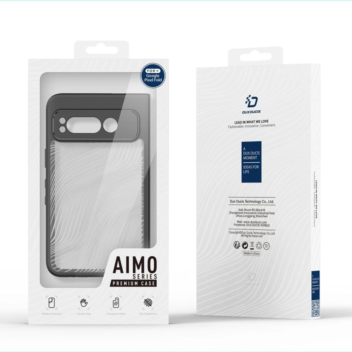 Dux Ducis Aimo Armor Dėklas Google Pixel Fold - Juodas