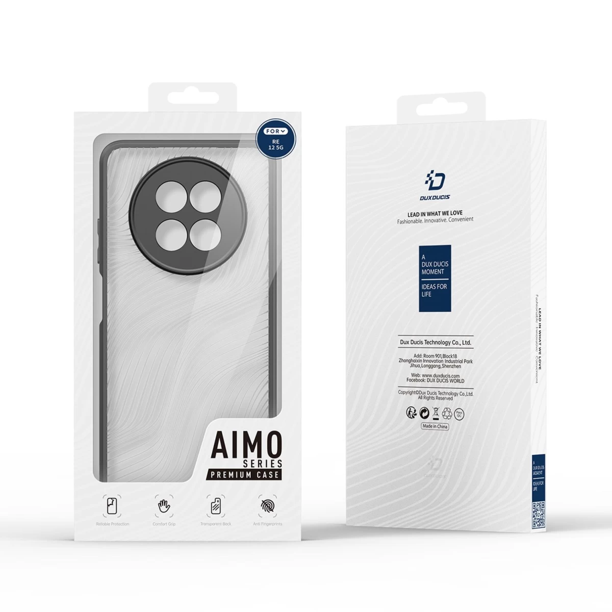 Dux Ducis Aimo Dėklas Realme 12/12x 5g - Juodas