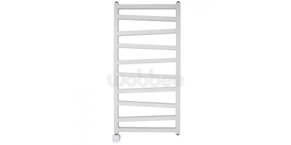 Elektrinis rankšluosčių džiovintuvas Wobbee Pentre 50x100 cm, kairinis, baltas