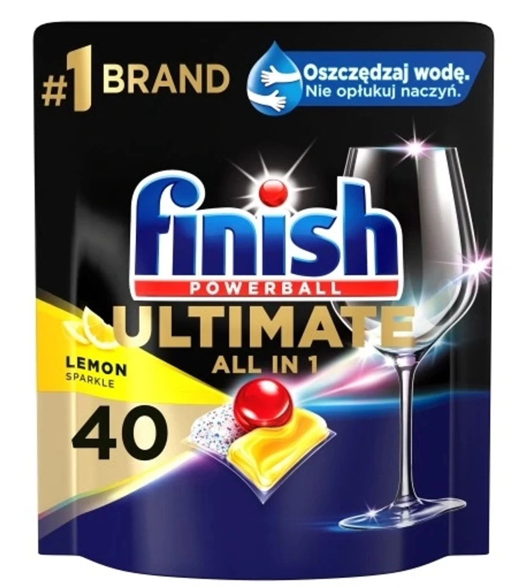 Finish Quantum Ultimate Indaplovės Kapsulės All In 1 Citrinos Tabletės 40 Vnt.