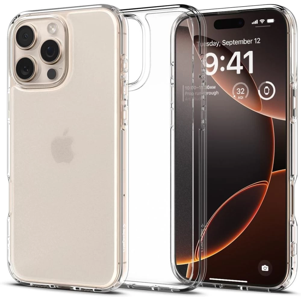 iphone 16 Pro Max Ultra Hybrid Dėklas - Skaidrus