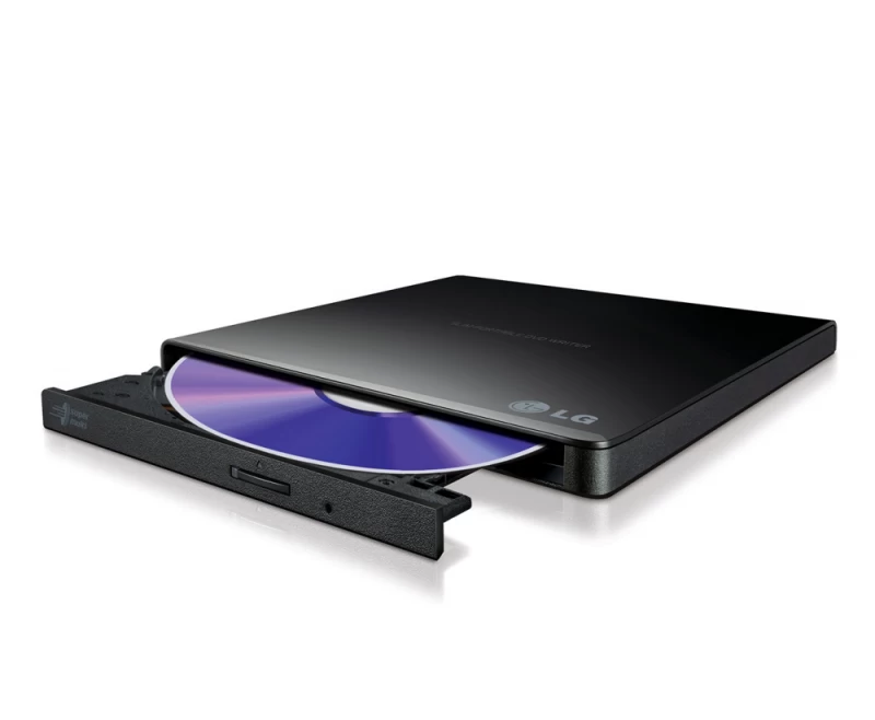 Išorinis Usb 2.0 Dvd-rw Optinis įrenginys, Juodas