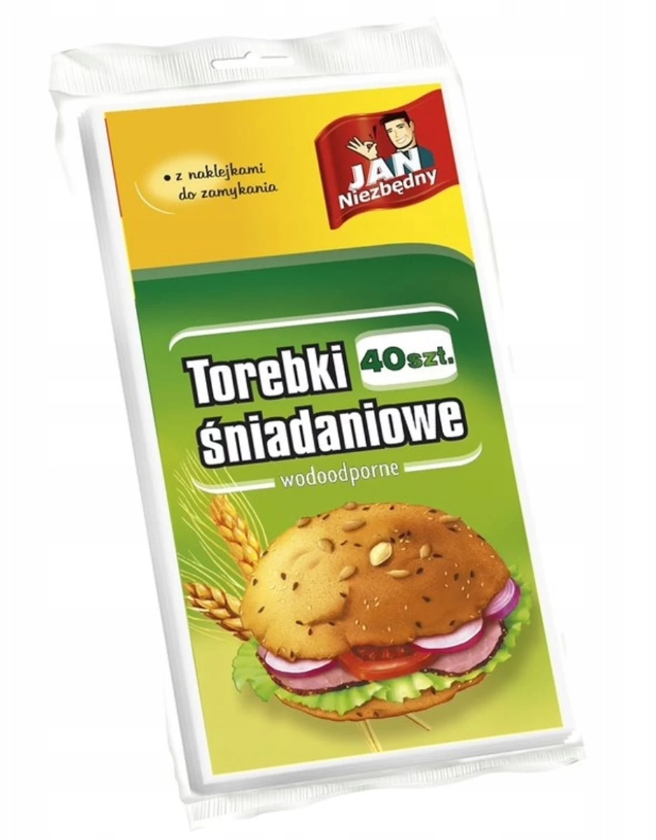 Jan Niezbędny, Popieriniai Pusryčių Maišeliai, 40 Vnt.