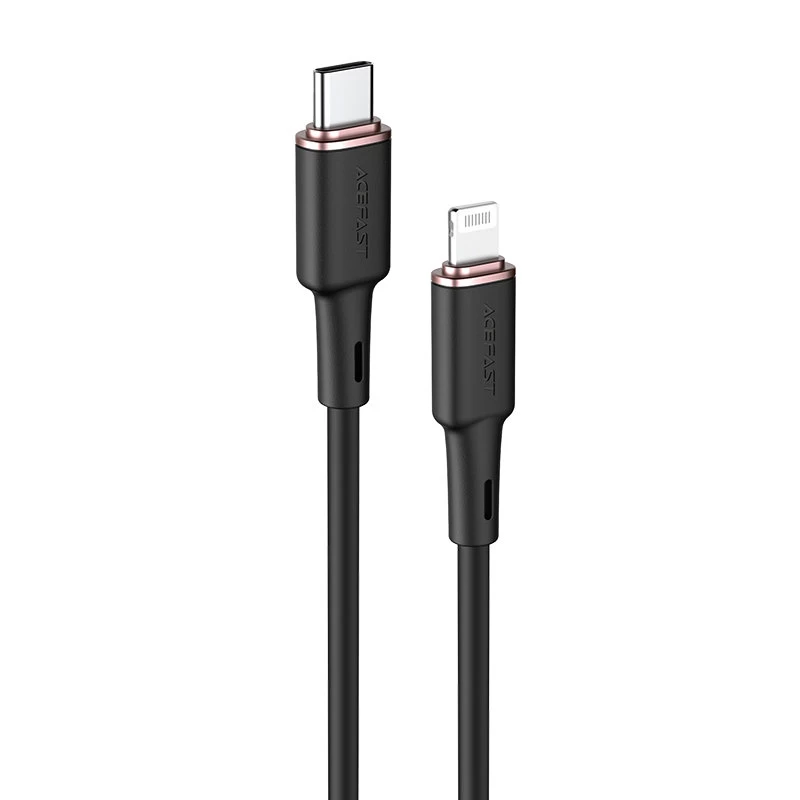 Kabelis Iphone Mfi Usb-c - Lightning 30w 3a 1,2 M Juodas