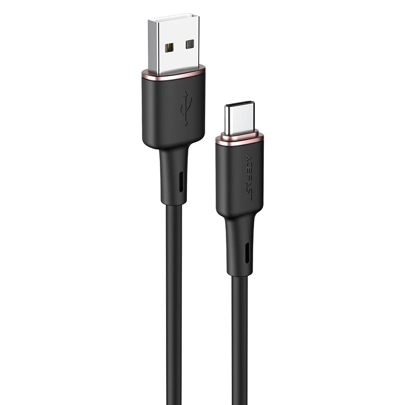 Kabelis Usb - Usb-c 3a 1,2 M Juodas