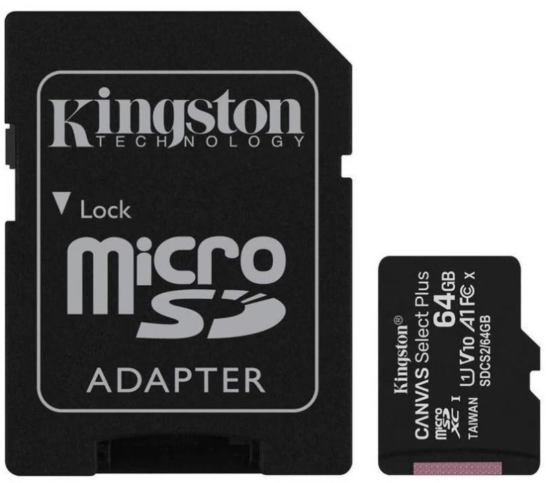 Kingston Atminties Kortelės 64 Gb Adapteris