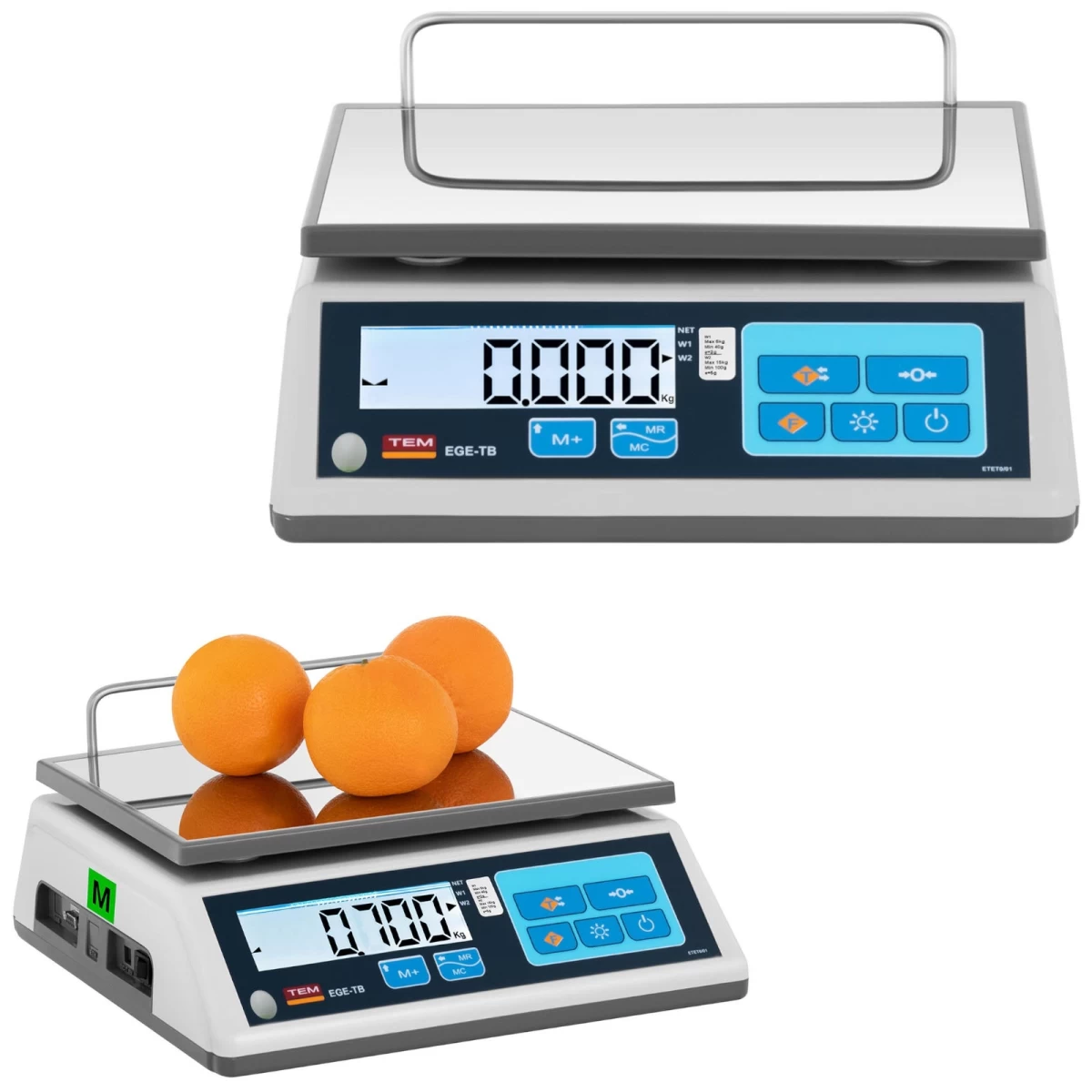 Komercinės Svarstyklės 15 Kg / 5 G Lcd M Legalizacija Komercinės Svarstyklės 15 Kg / 5 G Lcd M Legalizacija